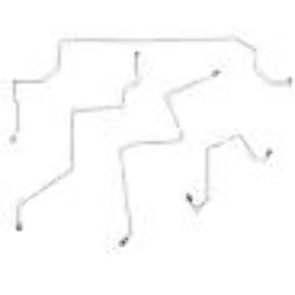 02-05 Dodge Ram 1500 Brake Line Kit 2WD Ext Cab_Short Bed Stainless Steel